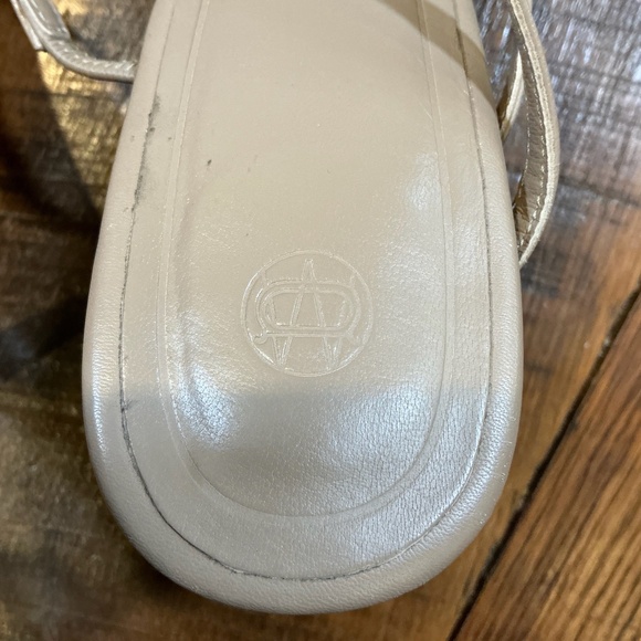 Massimo Dutti Beige Leather Strappy Heeled Sandals Women’s 39 (US 8.5) - Picture 4 of 10